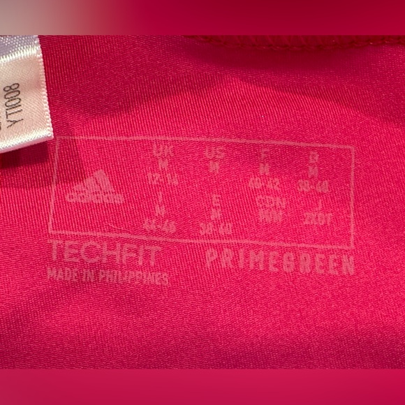 SOLD OUT! ADIDAS MARIMEKKO HIGH RISE TECHFIT WORKOUT TIGHTS POCKET VIVID RED SzM - Picture 8 of 9